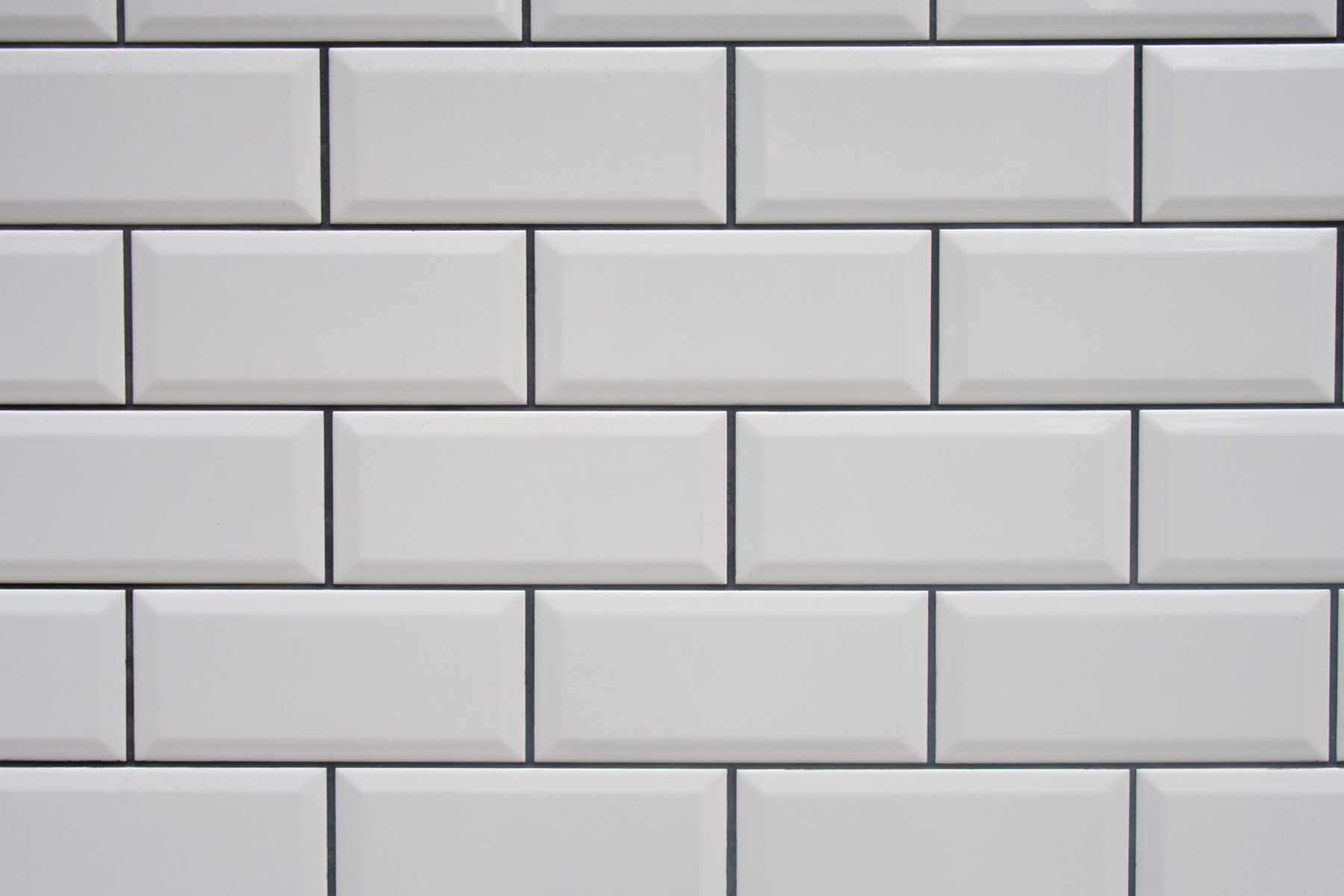 Beveled Tile Backsplash