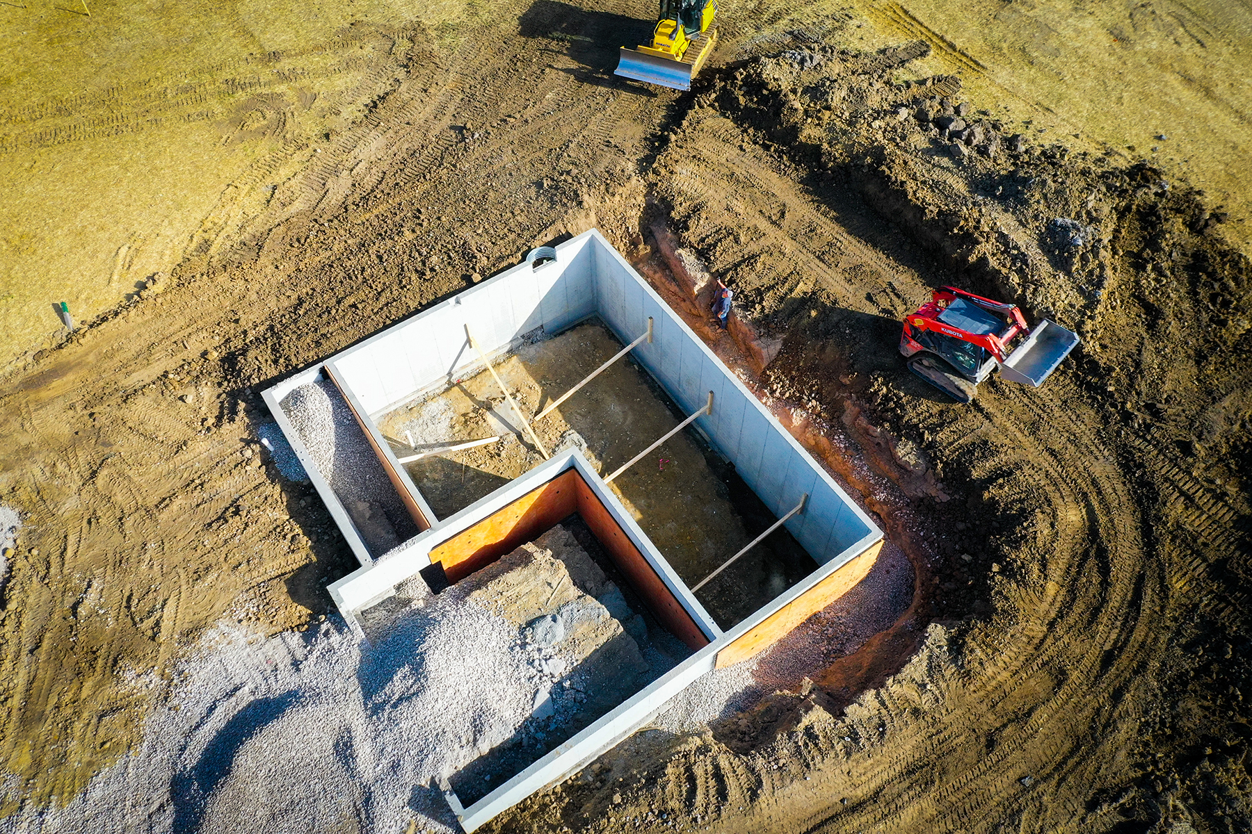 New Home Foundation Installation