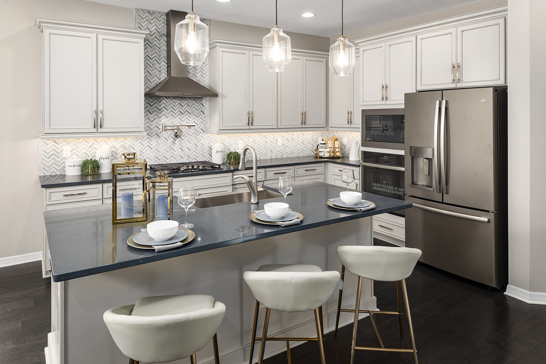 Kitchen With Mixed Metals