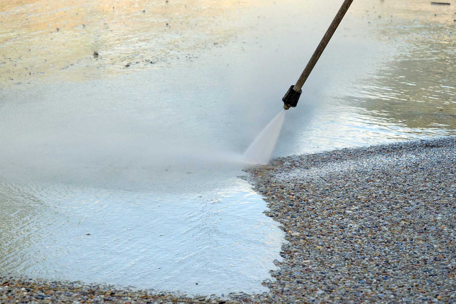 Power Washing Gravel