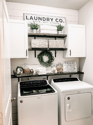 Redesigned Laundry Room